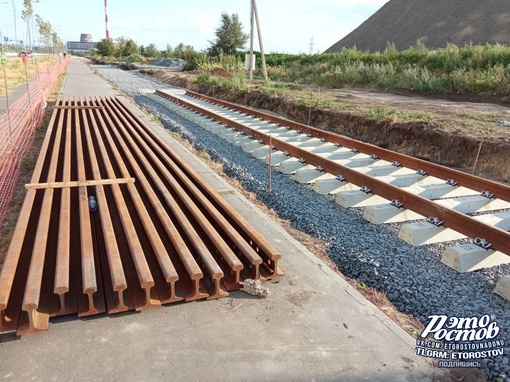 ⚡🚊 Тем временем на Левенцовке уложили первые трамвайные пути. До конца года планируют построить 6..