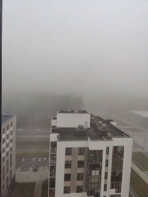 Туманное утро в Екатеринбурге..