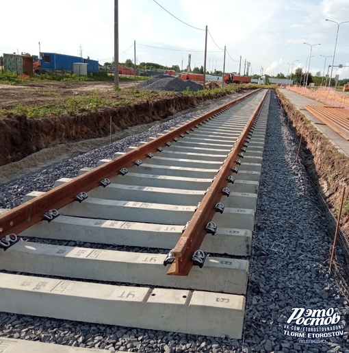 ⚡🚊 Тем временем на Левенцовке уложили первые трамвайные пути. До конца года планируют построить 6..