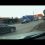 Момент аварии с пожарной машиной на Южном, спуск с моста в сторону Московки, поворот налево запрещен (двойная..