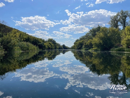 💙 Река Калитва у хутора Крутинский, Ростовская..