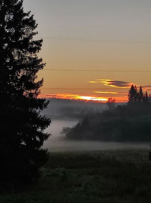 Пермский район, раннее утро..