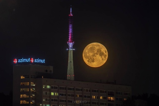 🗣️ А вы заметили, какая луна была ночью над..