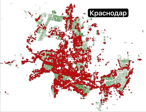 Где не стоит жить в Краснодаре, Сочи и на побережье: карты на основе аналитики данных.

Красным отмечены..