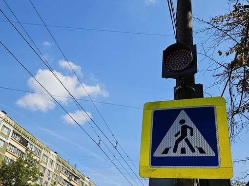 🚦 Новые светофоры с желтым миганием установили к 1 сентября на пешеходных переходах рядом с 15 школами,..