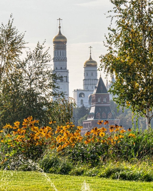 В Зарядье сейчас очень..