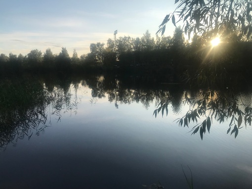 Н. Новгород , парк Сормово, озеро , сентябрь..