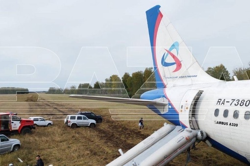 🗣️ Под Новосибирском произошла аварийная посадка самолета с пассажирами на борту, сообщается, что..