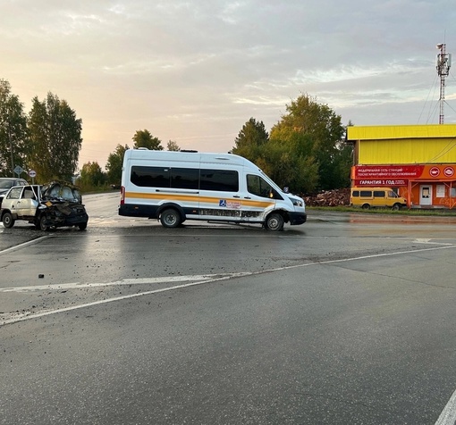 ‼️ДТП вчера утром на дороге Соликамск-Красновишерск. Оке хорошо досталось. Будьте внимательны на дорогах..