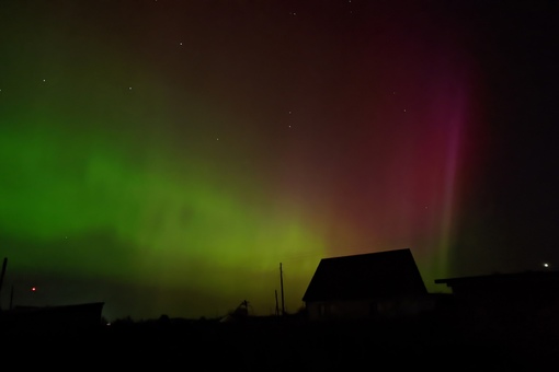 Сегодня ночью в Прикамье можно было наблюдать северное сияние! Вот такую красоту сняла Ксения Копытова в..