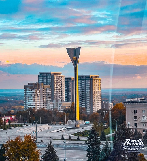 🍁 Осенняя Театральная площадь. Вид с колеса обозрения..