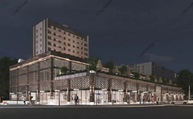 Двухэтажный торговый ларек вместо сквера и фонтана напротив площади Ленина в Ростове построят к концу 2024..