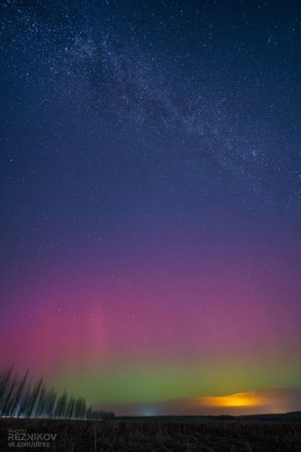 Сияние над Россошью, Воронежская область 🤩

📷Дмитрий..