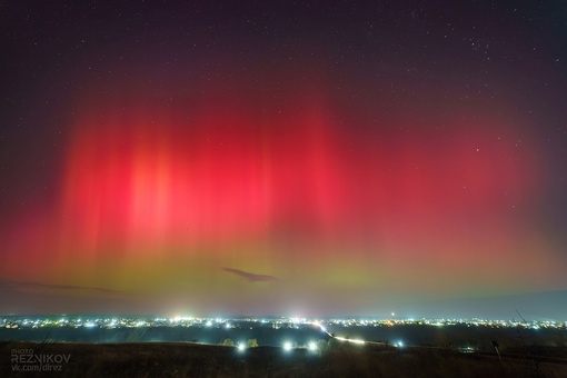 Сияние над Россошью, Воронежская область 🤩

📷Дмитрий..