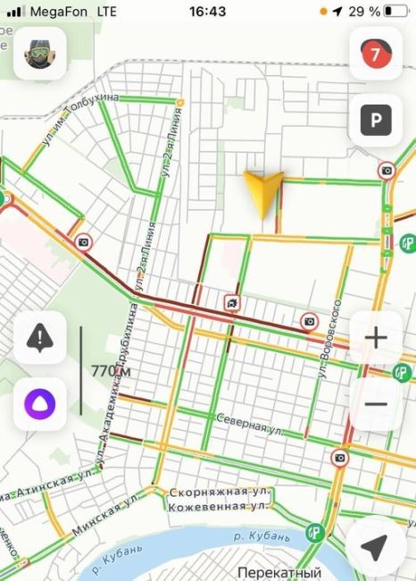 Городские службы не замечают транспортный коллапс в западной части Краснодара? Всё из-за того, что в месте..