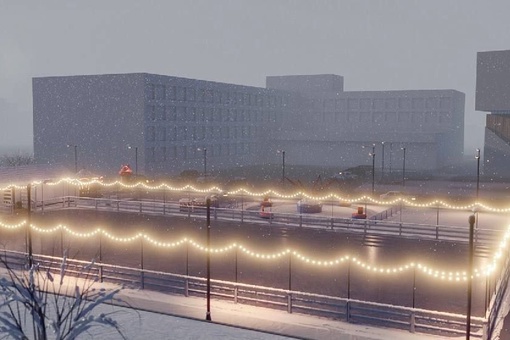 🎄У «Охта Молла» 1 декабря откроется новогоднее пространство. 
 
Рядом с торговым центром будут работать..