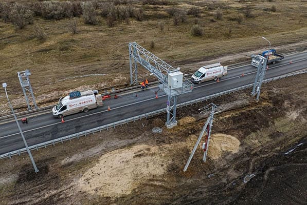 В Самарской области завершается устройство автоматического пункта весогабаритного контроля 

Он появится в..