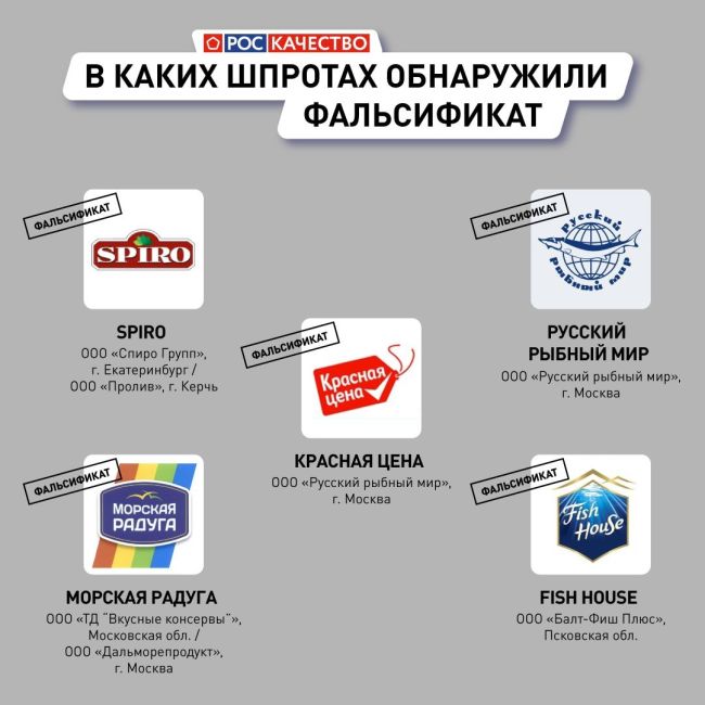 В магазины Самарской области завезли опасные шпроты 
Что не так с консервами?
 
Роскачество зашло в магазины..