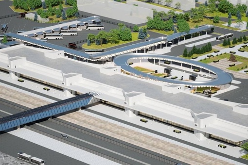 Появились фото того, как будет выглядеть новый автовокзал «Центральный» на месте старого аэропорта

Там..