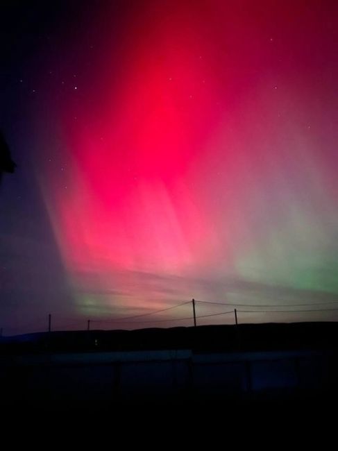 💙Прямо сейчас в небе над Нижегородской областью северное сияние Точно видно в Вадском районе и на севере..