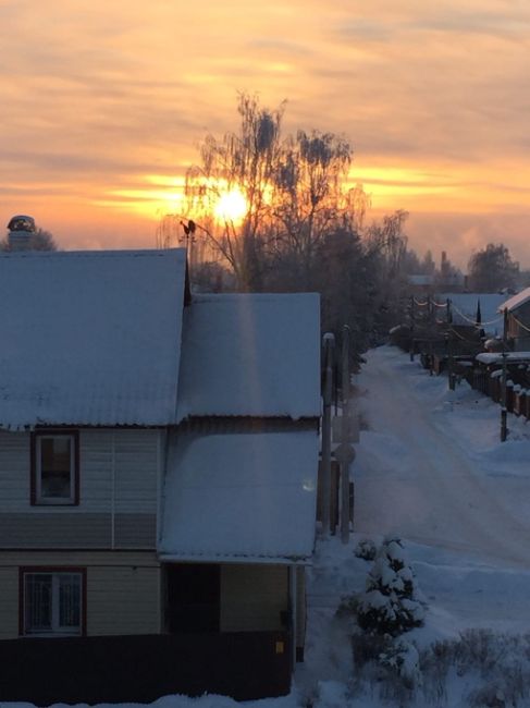 Зимняя сказка от пермячки 😍 Все покрылось..