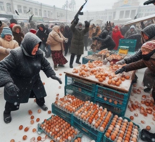 🗣️ Вот так нейросеть видит нынешню ситуацию в..