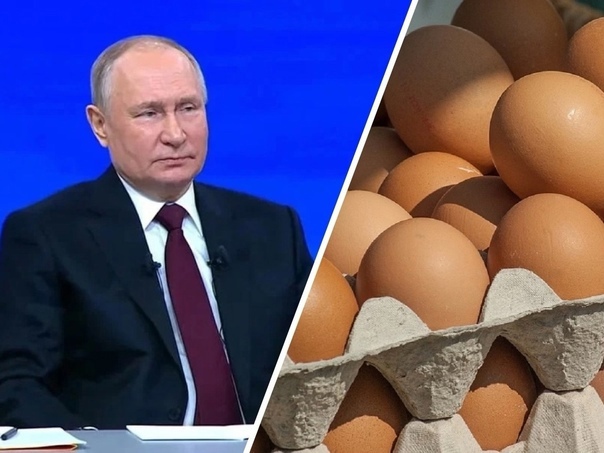 🥚Владимир Путин о росте цен на яйца 
 
«Совсем недавно разговаривал с министром сельского хозяйства,..