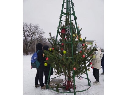 В Шахтах (поселок Фрунзе)новогодней елке не повезло, ее буквально сковали металлическим конусом

Для чего..