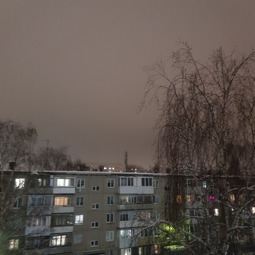 Вот такое ночное небо в Перми было 30 ноября  над..