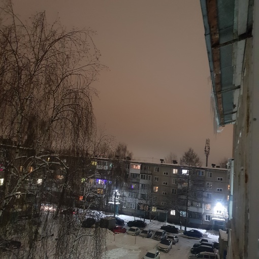 Вот такое ночное небо в Перми было 30 ноября  над..