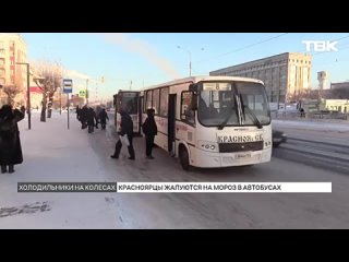 «Холодильники на колесах»

Красноярцы жалуются на мороз в автобусах. Говорят, ездить особенно в больших..