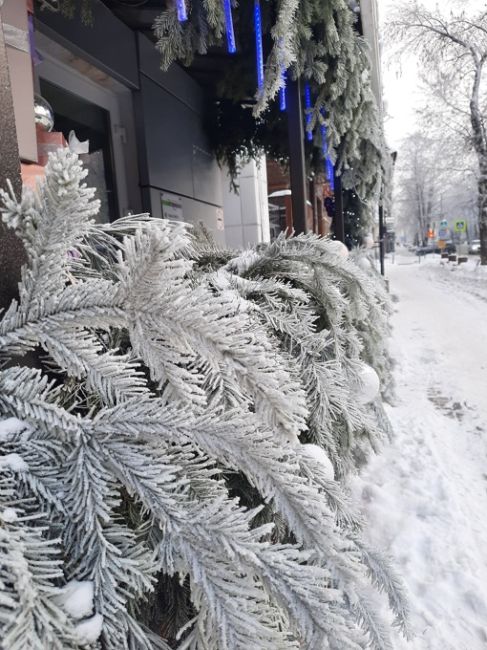 Зимняя сказка от пермячки 😍 Все покрылось..