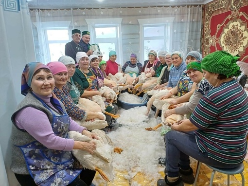 Жители села Кулмакса подарили гусей матерям бойцов СВО.

В селе Кулмакса Нижнекамского района провели обряд..