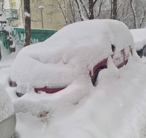 Этим утром большинство москвичей вместо своего авто увидели вот..