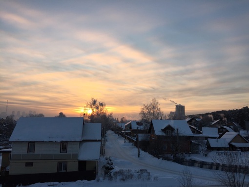 Зимняя сказка от пермячки 😍 Все покрылось..