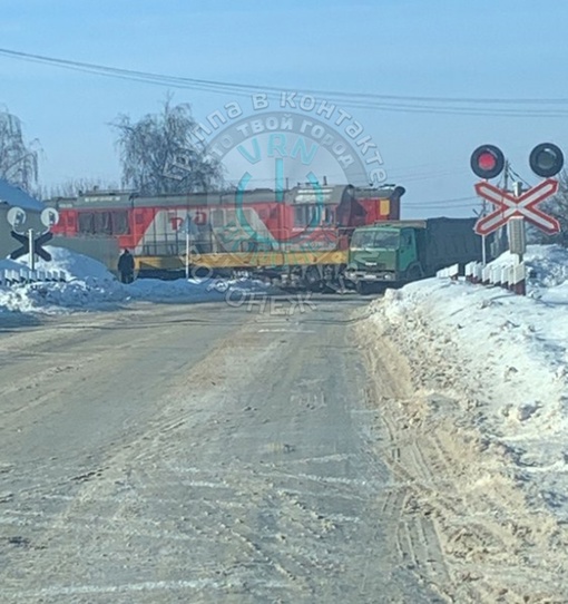 В Панинском районе вчера. Помеха справа..