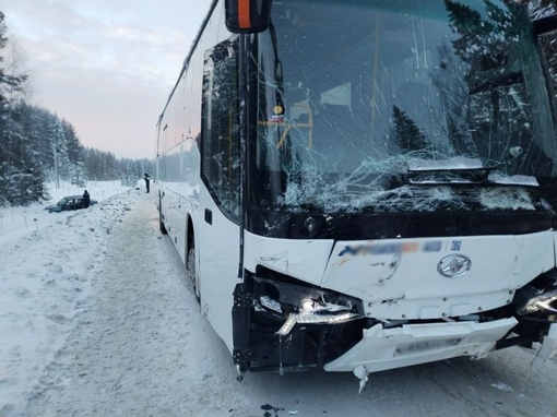 ‼Сегодня около 8:30 на 177 км трассы Пермь – Березники произошло смертельное ДТП с участием автобуса,..