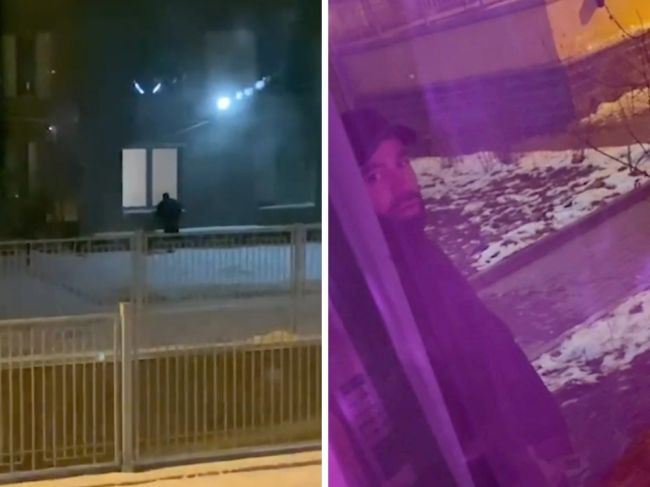 В Красносельском районе заметили подозрительного мужчину, заглядывающего в окна первого этажа ЖК на улице..