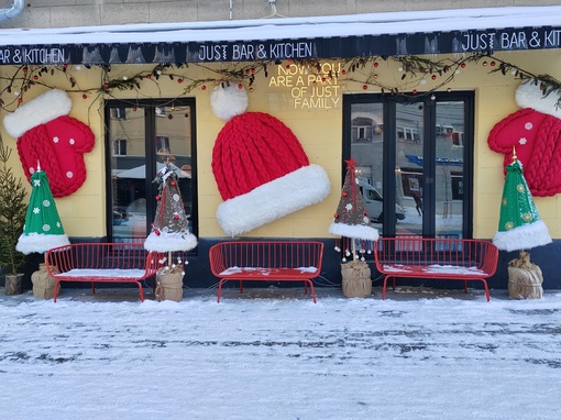 ❄🎄🎁⛄🍊🎉✨ Прогулка по ночному..