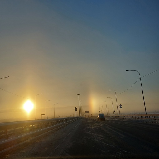 Сегодняшний морозный день невероятно..