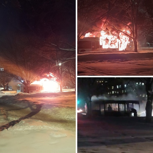 Ещё один лазурный автобус сгорел в Петербурге

Очередное огненное шоу с общественным транспортом в главной..