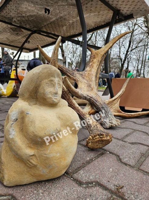 Воскресная барахолка в парке Горького в центре Ростова. Целое поле чудес..