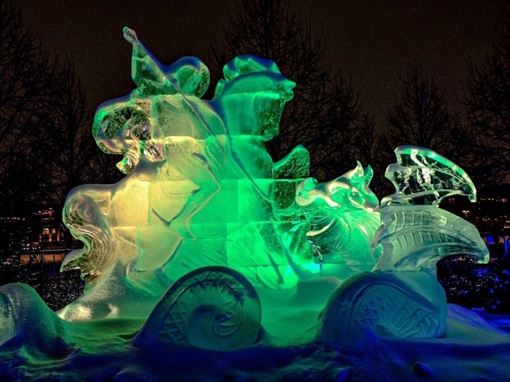 Фестиваль ледяных скульптур парке "Музеон".

Фото Таня..