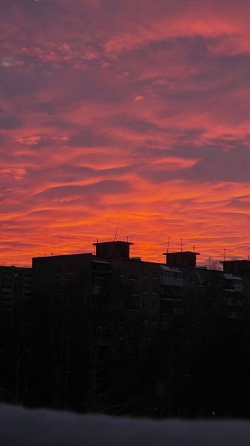 Сегодня в небе была необычайная красота..