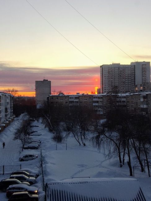 Сегодня в небе была необычайная красота..