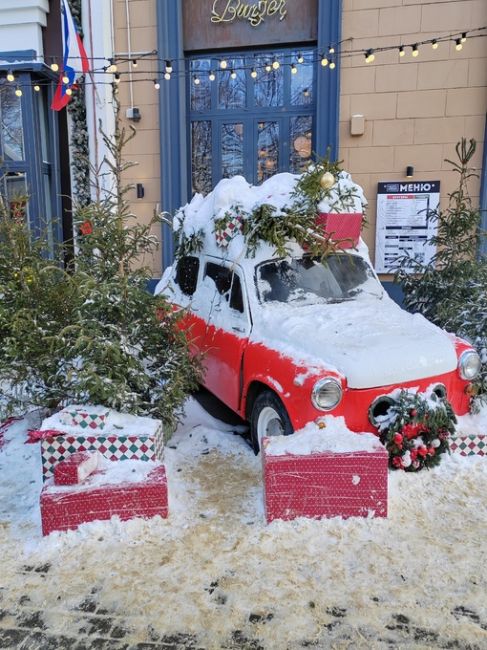 ❄🎄🎁⛄🍊🎉✨ Прогулка по ночному..