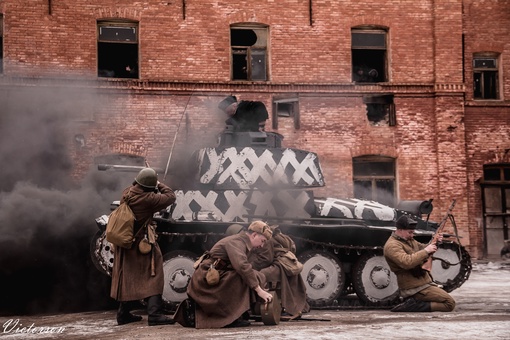 ⭐ В Волгограде у музея-заповедника «Старая Сарепта» прошла историческая реконструкция «Пленение Паулюса»..