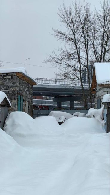 Некоторые челябинцы устали бороться со снегом и оставили свои автомобили под сугробами до лучших..