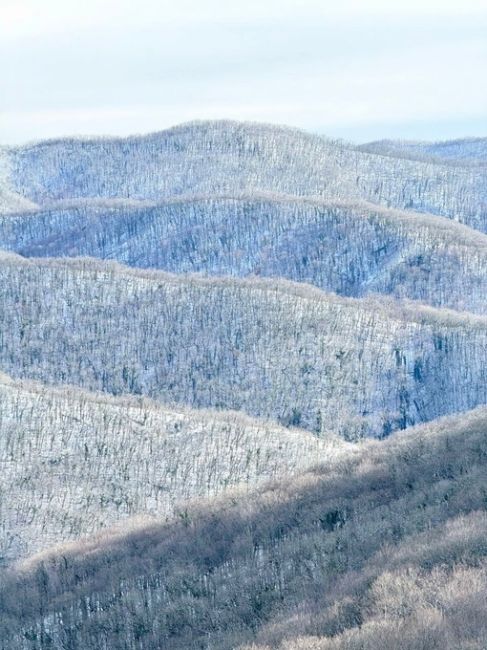 Снежная сказка под Геленджиком на прошедших выходных

фото..