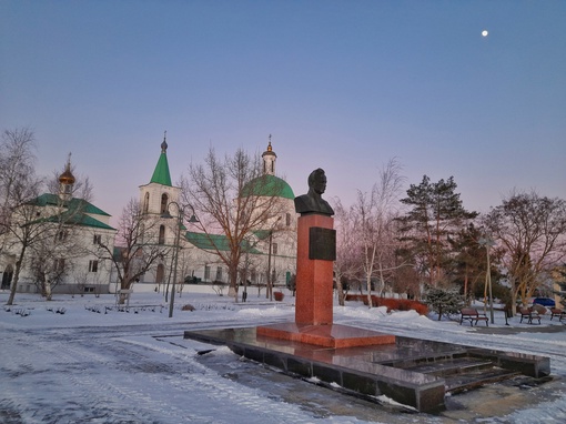 Русская зима в станице Вёшенская..